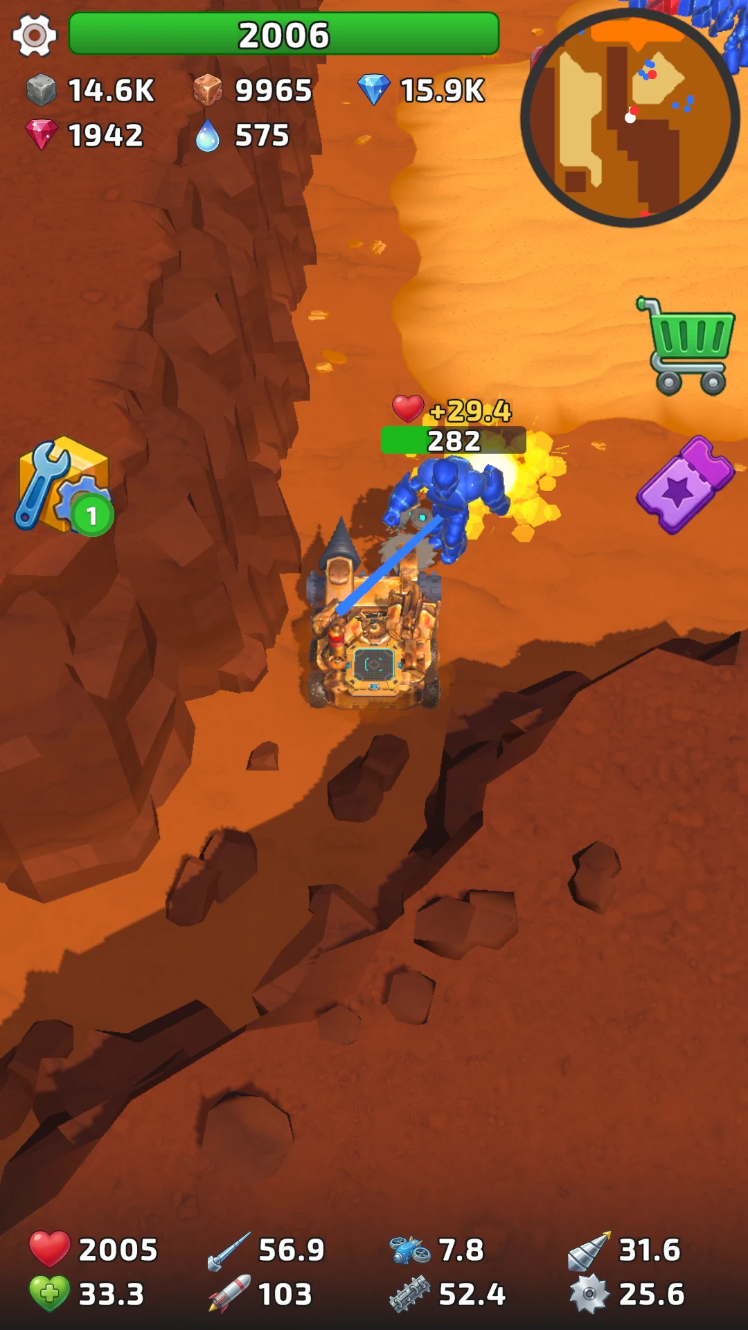 Mars Harvester: Idle RPG screenshot