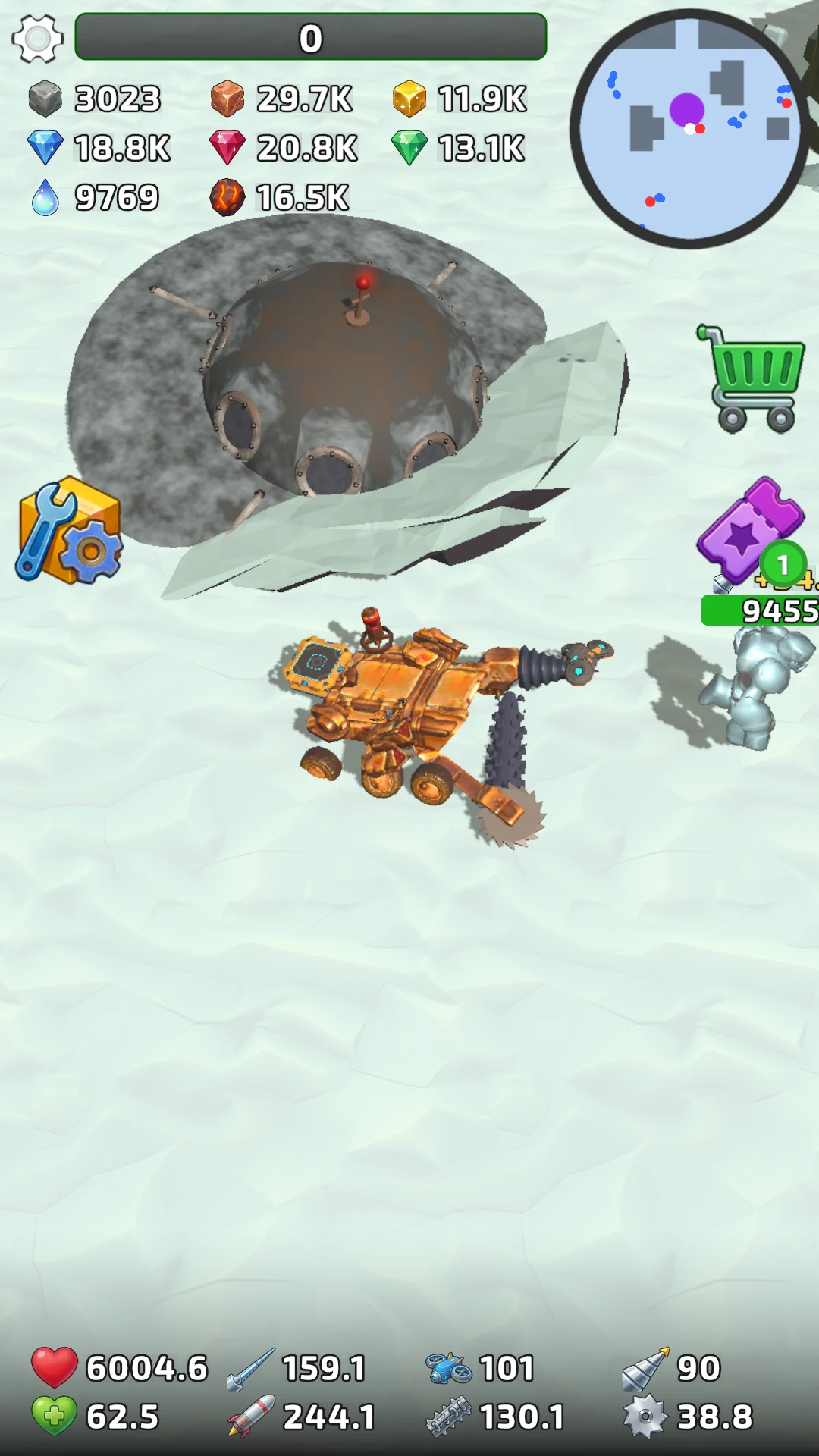 Mars Harvester: Idle RPG screenshot