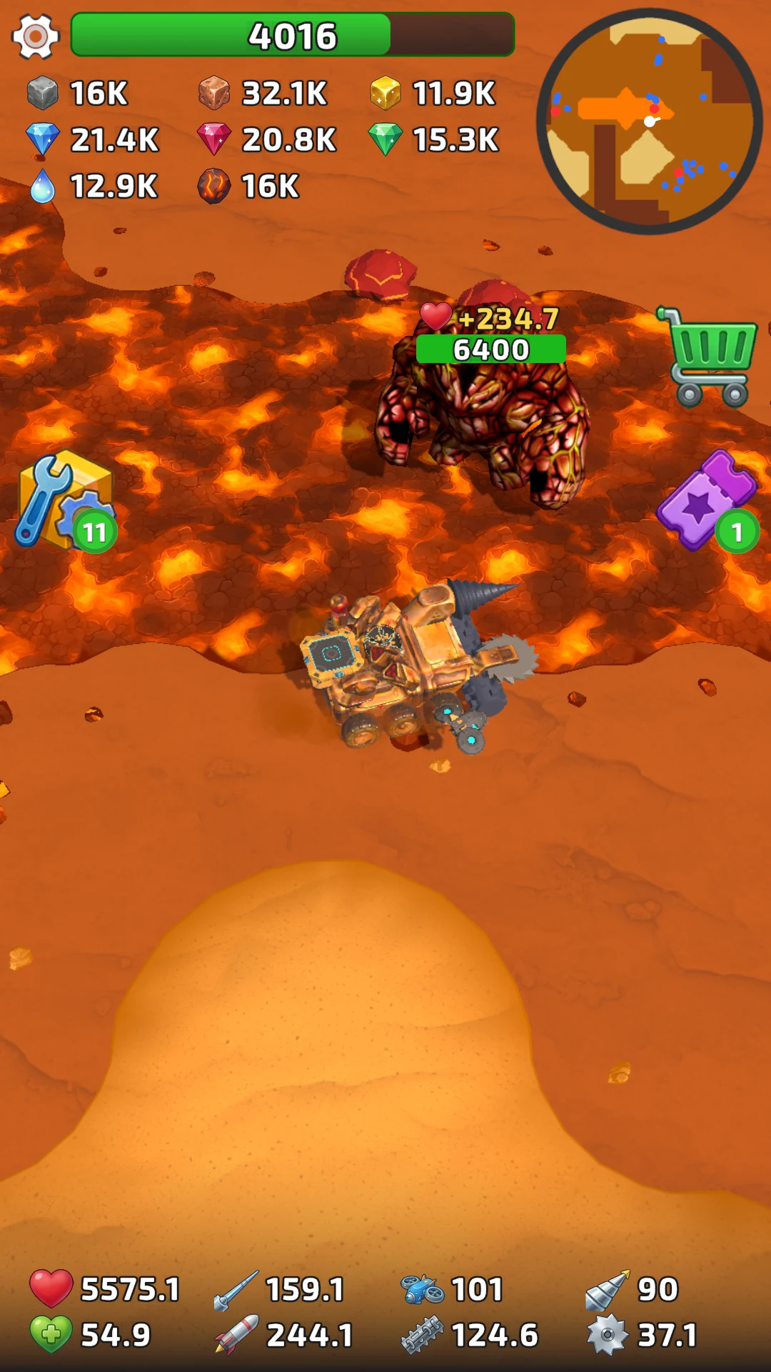 Mars Harvester: Idle RPG screenshot